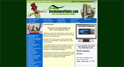 Desktop Screenshot of greensborofinder.com